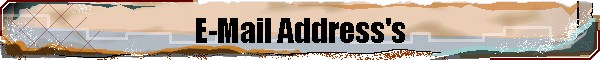 E-Mail Address's